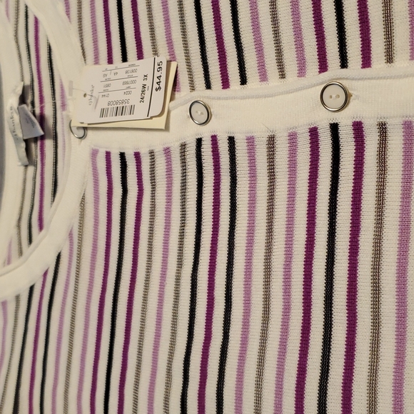 NEW CJ Banks lightweight 3/4 sleeved sweater size 3X - Picture 2 of 8